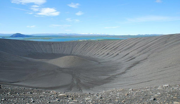 Besteigung des Krater Hverfjall, Myvatn